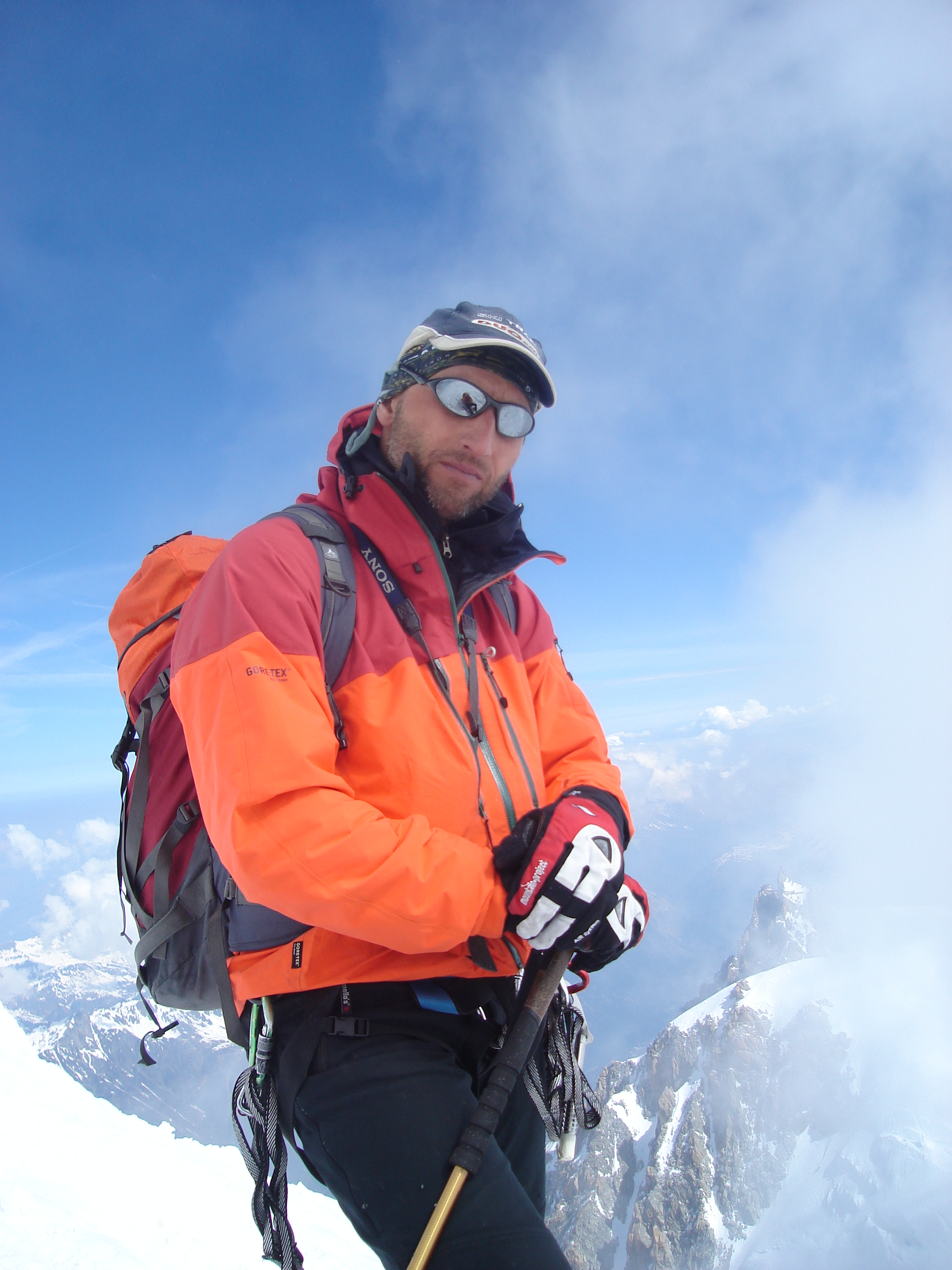 Pepa Šimůnek na Mt.Blancu-jaro 2007